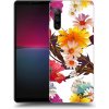 Pouzdro a kryt na mobilní telefon Sony Pouzdro Picasee silikonové Sony Xperia 10 IV 5G - Meadow čiré