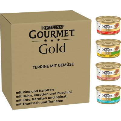 Gourmet Gold Terrine se zeleninou 96 x 85 g