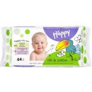 Bella Happy Baby čisticí ubrousky Hedvábí a Bavlna 4 x 64 ks