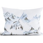 MKLuzkoviny.cz Vánoční bavlna Renforcé Hory 40 x 60 cm – Hledejceny.cz