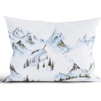 MKLuzkoviny.cz Vánoční bavlna Renforcé Hory 40 x 60 cm – Hledejceny.cz