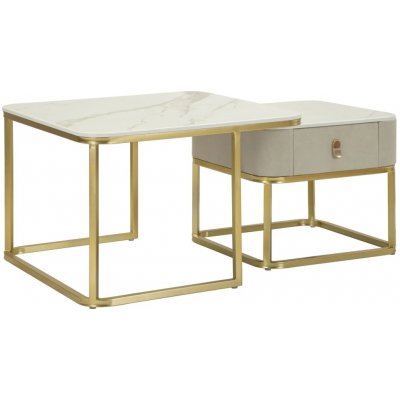 Mauro Ferretti Beautry zlatá / mramor 2 ks – Zboží Mobilmania