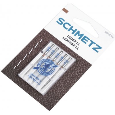 Jehly strojové Leather 80,90,100 SCHMETZ – Zboží Mobilmania