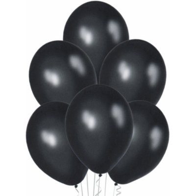 belbal Balónky metalické 090 BLACK – Zboží Dáma