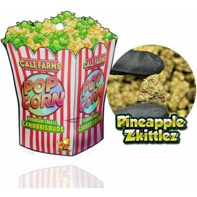 califarms CBD květy Pineapple Zkittlez CBD 12,75% THC 0,07% 10 g – Zboží Dáma