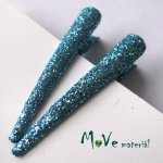 Betka spona třpytky 2ks modrá – Zboží Dáma