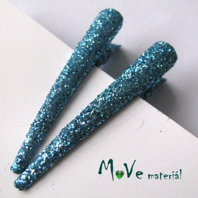 Betka spona třpytky 2ks modrá – Zboží Dáma