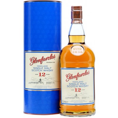 Glenfarclas 12y 43% 1 l (karton) – Zboží Mobilmania