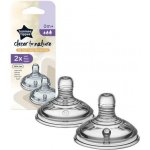 Tommee Tippee náhradní savičky C2N pomalý průtok 2ks 424584TT – Zboží Dáma