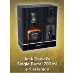 Jack Daniel's Single Barrel 45% 0,7 l (dárkové balení 1 sklenice) – Zboží Dáma