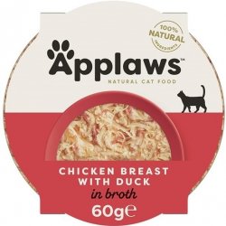 Applaws cat šťavnaté kuře kachna 60 g
