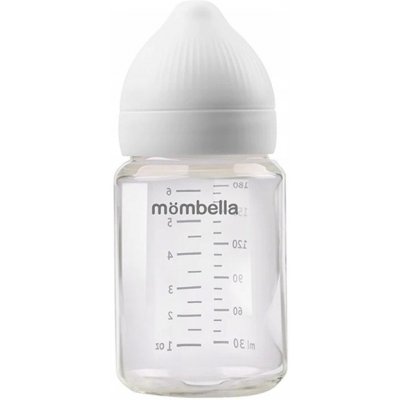 Mombella skleněná Lahvička pro miminko Antikoliková Classic Ivory 180ml – Zbozi.Blesk.cz