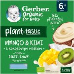 Gerber Organic Mango kiwi kokosové mléko 4 x 90 g​ – Zboží Dáma
