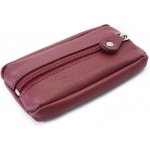 Klíčenka Bordově červená kožená se zipovou kapsou 619 2418 32 – Zboží Dáma