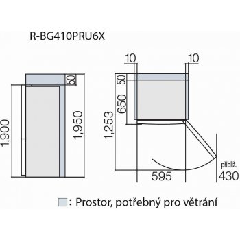 HITACHI R-BG410PRU6XL-GS