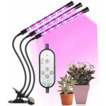 LED osvětlení na bylinky, s klipem a časovačem, 3 lišty – Zboží Mobilmania