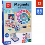 APLI magnetická hra Kids 96 ks hodiny – Hledejceny.cz