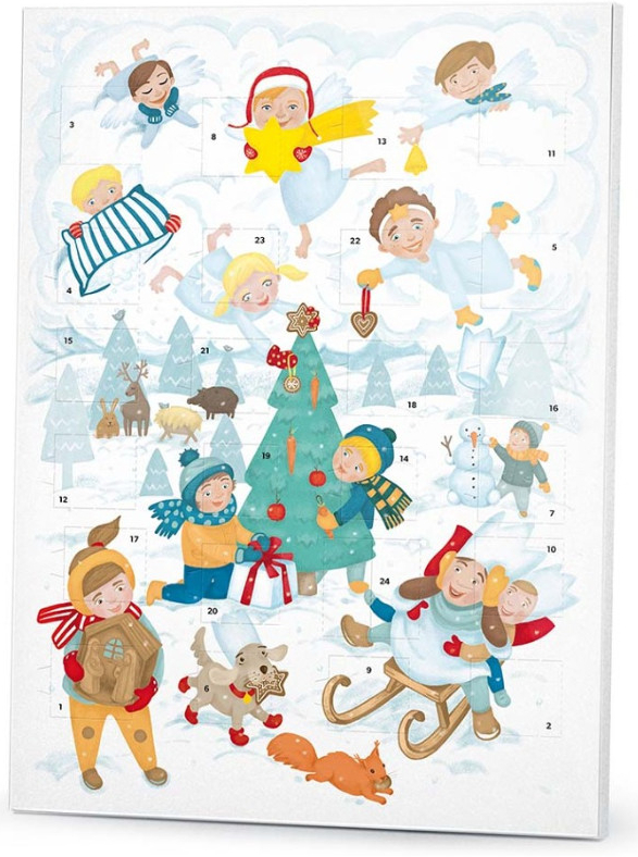 FAIR TRADE CENTRUM Adventní kalendář s vánočním motivem BIO 75 g