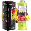 Mixér, šlehač ActivePlus přenosný bezdrátový na smoothie nabíjecí 600ml Zelený