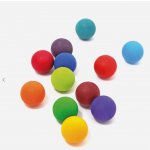 Grimm's Dřevěné kuličky duhové 12 ks – Hledejceny.cz