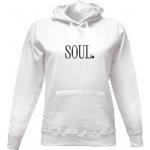 Dámská mikina s kapucí s potiskem mikina Soulmates Ona bílá bílá – Zboží Dáma