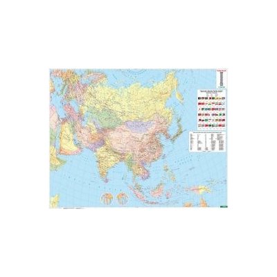 Freytag & Berndt nástěnná mapa Asie - polit., 154x120 cm