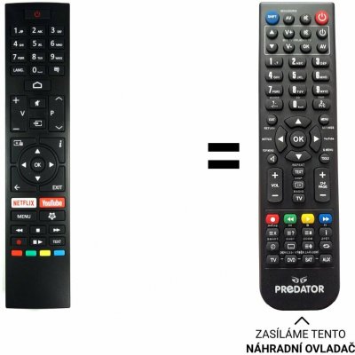 Dálkový ovladač Predátor JVC RM-C3602 – Zboží Živě