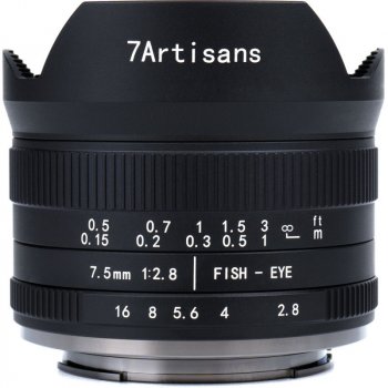 7Artisans 7,5mm f/2.8 II Fisheye Nikon Z-mount