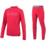 SENSOR Dětský set Double Face Bears triko s dlouhým rukávem spodky magenta – Sleviste.cz