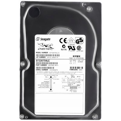 Seagate 36 GB 3,5" SCSI, ST336704LC