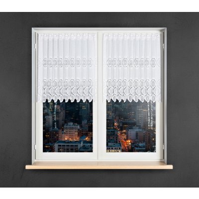 Dekorační metrážová vitrážová záclona SYLVA bílá výška 80 cm MyBestHome – Zboží Dáma Dekorační metrážová vitrážová záclona SYLVA bílá výška 80 cm MyBestHome – Zboží Dáma