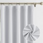 Sada 2 neprůhledných závěsů Treatmentex s řasící páskou, termozávěs, ochrana proti chladu, – Zboží Dáma