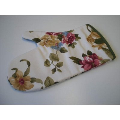 Kuchyňská chňapka - Květiny na smetanové – Zbozi.Blesk.cz