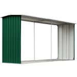 Zahradní kůlna Hendy na dříví zelená 330x92x153 cm – Hledejceny.cz