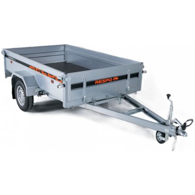 RESPO Sklopný přívěsný vozík 245x150 cm, 750 kg, listové odpružení, tlumiče – Zboží Mobilmania