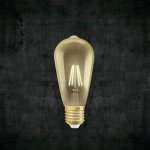 Osram žárovka LED Vintage, E27, 7 W, teplá bílá 2 400 K – Zboží Živě