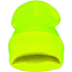 Blingstar čepice Beanie Blank Žlutá Neon