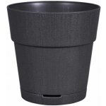 květ. d30xh29cm ETHICA GRAFIT+miska – Hledejceny.cz