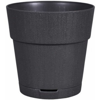 květ. d30xh29cm ETHICA GRAFIT+miska – Hledejceny.cz