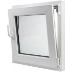 Bravo Plastové okno UNI OS1 90X60 L, bílé – Sleviste.cz