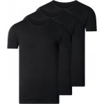 esmara Men Pánské spodní triko 3 kusy kulatý límec černá – Zboží Mobilmania