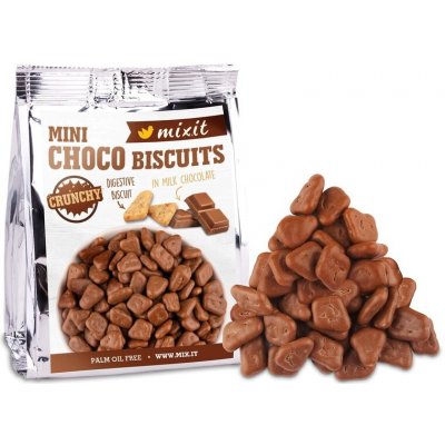 Mixit Křehké sušenky v čokoládě do kapsy 80 g – Zboží Dáma