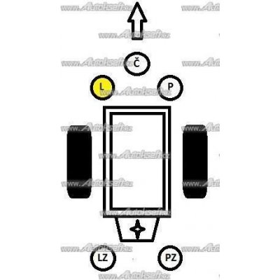 Starline silentblok zavěšení motoru SM 0056