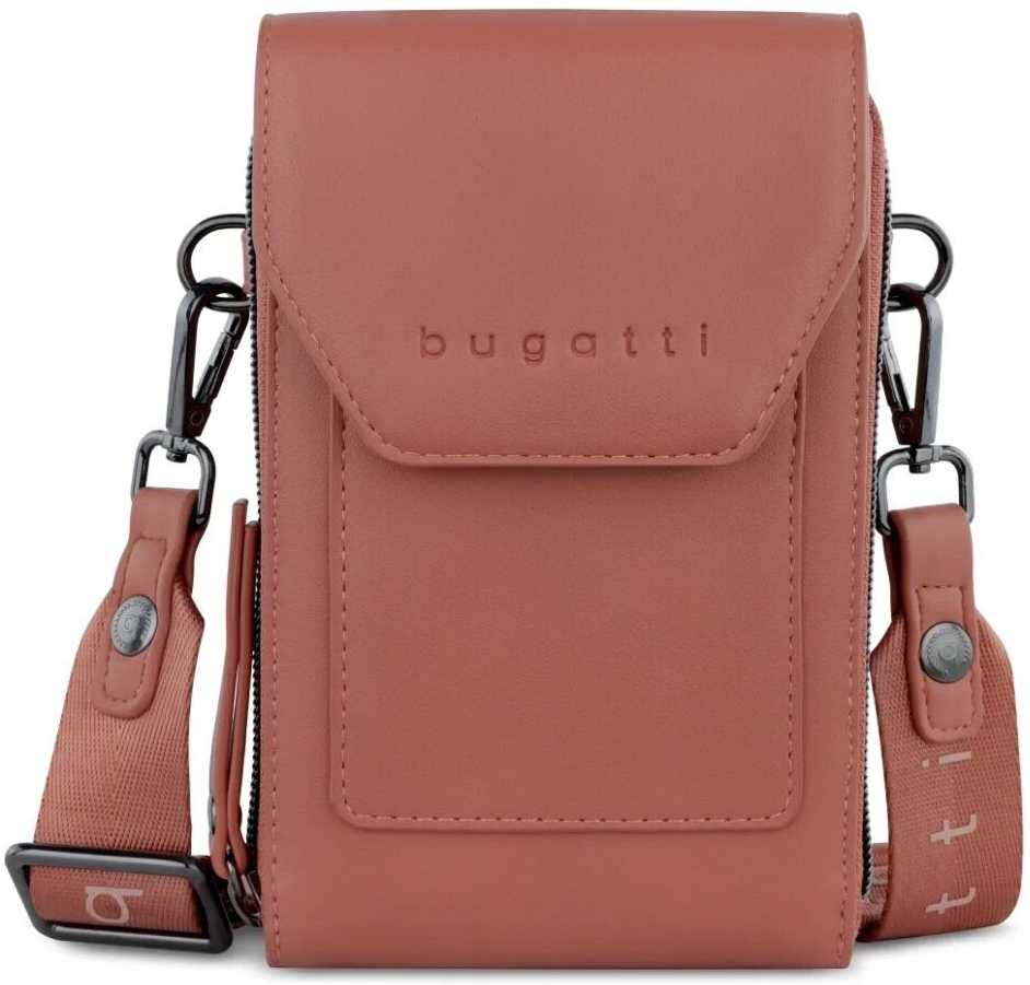 Bugatti dámská taška přes rameno crossbody na doklady ALMATA 49665328 jahodová