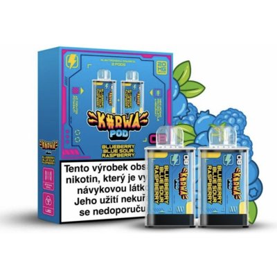Kurwa Pod Blueberry Blue Sour Raspberry 20 mg 2x700 potáhnutí 1 ks – Sleviste.cz
