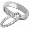 Prsteny Aumanti Snubní prsteny 200 Platina bílá
