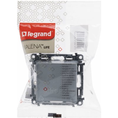 Legrand VALENA LIFE 752301 č.1 hliník – Hledejceny.cz