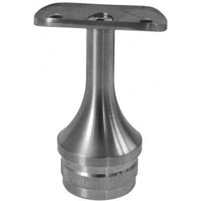 Držák madla pevný na trubku ø 42,4 mm (69x64 mm), broušená nerez K320 /AISI304 – Sleviste.cz