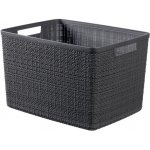 Curver Košík Jute L tmavě šedý – Hledejceny.cz