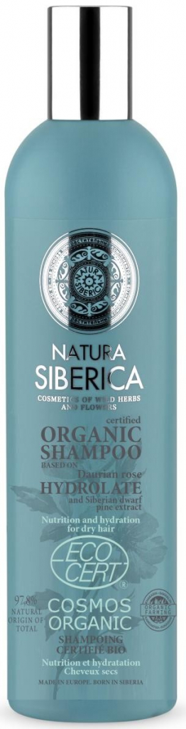 Natura Siberica hydratační šampon pro suché vlasy 400 ml